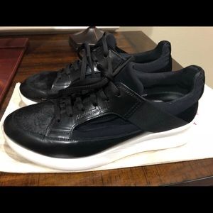 Salvatore Ferragamo sneakers Black Number 7 1/2 EE